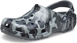 Crocs Unisex Classic Printed Camo Clog, Multi, 13 14 UK