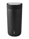 Stelton To-Go Click D. Steel, 0.4 L. Svart