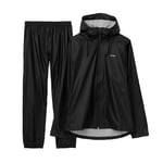 Tretorn Packable Rainset regnjacka och regnbyxor -  Black,  S