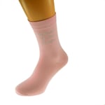 Pink Diamante Hen Socks -Mother of the Bride- Design Ladies Socks UK 4-8 X6CH07