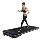 Tapis Roulant Pliant sous Le Bureau avec Tapis roulants Plats télécommandés, Machine de Course Multifonction à Vitesse réglable Machines de Marche antidérapantes à Faible Bruit pour la Salle de Sport