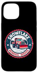 Coque pour iPhone 15 Trump's Snowflake Removal Service de Noël festif