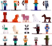 Minecraft Die-Cast Figure Pack 20pcs Wave 7, Collectible Toy Set, Multi-Color