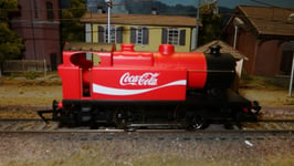 Hornby Locomotive À Vapeur Livrée Rouge Et Noire Coca Cola