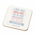 Personalised Best Girlfriend Drinks Coaster Valentines Day Birthday Present Idea