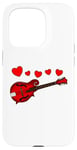 Coque pour iPhone 15 Pro Mandoline Saint Valentin Musicien