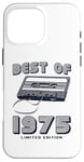 Coque pour iPhone 16 Pro Max Retro Best of 1975 Mixtape Vintage 50th Birthday Design