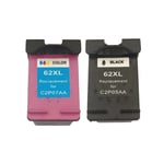 Ink Jungle 62 XL Black & Colour Remanufactured Ink Cartridge For HP ENVY 5540 5541 5542 5543 5544 5546 5640 5642 5644 5646 7640 Printers