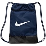 NIKE DM3978-410 NK BRSLA DRWSTRNG - 9,5 (18L) Gym Bag Unisex Adult MIDNIGHT NAVY/BLACK/WHITE Size MISC