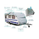 Housse de protection Caravane PVC - 525cm x 225cm x 220cm Plastique