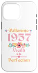 Coque pour iPhone 16 Pro Max 68 ans femme 1957 idée cadeau anniversaire drôle humour mam