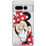 ERT GROUP Coque de téléphone Portable pour Google Pixel 7 Pro Original et sous Licence Officielle Disney Motif Minnie 006 Parfaitement adapté à la Forme du téléphone Portable, partiel imprimé