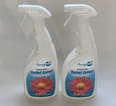 2 x Elsan Awaydaze Toilet Bowl Cleaner Spray 750ml Caravan Motorhome Bathroom