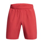 Under Armour Mens UA Tech Woven Wordmark Shorts in Red material_polyester - Size X-Large