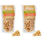 Joe & Seph's Vegan Toffee Apple with Cinnamon Popcorn (1x80g), 1 Star Great Taste Award, gourmet popcorn, air-popped popcorn, popcorn bag, popcorn for a party, sweet popcorn (Pack of 2)