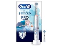 Oral-B PRO 14876673. Käyttötarkoitus: Lapset, Hammasharjatyyppi: Pyörivä hammasharja, Hammasharjatilat: Päivittäishoito, Kiillotus, Herkkä. Virtalähd