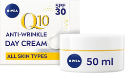 NIVEA Q10 Anti-Wrinkle Power Firming Day Cream SPF 30 (50 ml), Anti Ageing Cream