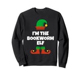 I'm The Bookworm Elf Family Pajama Christmas Book Reader Sweatshirt