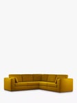 John Lewis + Swoon Rubik Grand 5 Seater Corner Sofa, Dark Leg