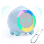 Yokawe Alarm Clock for Kids, Bedroom Bedside Peach Shaped Sunrise Simulator Digital Alarm Clock for Girls Boys with LED Wake Up Light