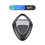 Traceur GPS intelligent Bluetooth,fonctionne avec Apple Find My Andrea ITag,dispositif de rappel anti-perte,localisateur classé MFI,clé de voiture,animal de compagnie,enfants - Type Black #B