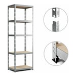 Etagere de Rangement modulable et polyvalente pour atelier, garage, cave...Charges Lourdes 172x75x30cm - Gris