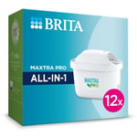 BRITA MAXTRA PRO All-in-1 Water Filter Cartridge 12 Pack - Original BRITA Refill