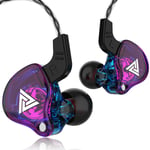 OLAF AK6 3.5MM Écouteurs Filaire Casque Avec Micro Cuivre Pilote HiFi Dans L'oreille Sport Casque Gamer Antibruit Écouteurs Run-Purper