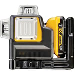 DEWALT DCE089D1G-GB elf-Levelling Green Multi Line Laser 12V 1 x 2.0Ah Li-ion