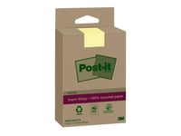 Post-It 4645-Rsscy4, Rektangel, Gul, 100%, 102 Mm, 152 Mm, 45 Ark