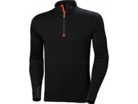 Helly Hansen Helly Hansen Lifa Merino Zip Sort Termoskjorte