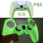 PS5 green-Glow in Dark Soft Silicon -kotelot PS4:lle PS5 Xbox One S /Xbox Series X S Ohjain Pelit Lisävarusteet Peliohjaimen Joystick-kotelon kansi