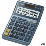 Calculatrice Casio MS-100EM Bleu [10 Unités]