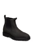 Gram 414g Black Oiled Nubuck Shoes Chelsea Boots Svart [Color: BLACK ][Sex: Women ][Sizes: 36,37,38,41 ]