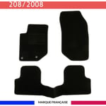 Autosweet - Tapis de voiture - Sur Mesure pour 208 / 2008 (dès 2019) - 3 pièces - Tapis de sol antidérapant pour automobile