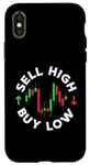 iPhone X/XS Sell High Buy Low Stock Trading Crypto Investor & Trader Case