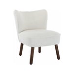 Wahson Office Chairs - Fauteuil de Salon Confortable Fauteuil Scandinave avec Siège Épais Chaise Salon Rembourrée pour Salon et Chambre, Fausse