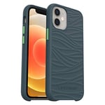 LifeProof Wake Case for iPhone 12 mini, Shockproof, Drop proof to 2 Meters, Protective Thin Case, Sustainably made from Recycled Ocean Plastic, Grey