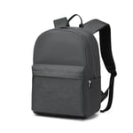 Sac à dos scolaire Sac à dos collège loisir Sac de Voyage Sac d'école léger Sac de travail Daypacks Décontracté Bag College Pack pour Hommes Femmes pour Ordinateur portable de 15,4 pouces Gris Foncé