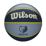 Wilson Basketball, NBA Team Tribute Model, MEMPHIS GRIZZLIES, Outdoor, Rubber, Size: 7