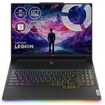 Lenovo Legion 9 16IRX8 - Ordinateur Portable Gaming 16'' 3.2K Mini LED 165Hz (Intel Core i9-13980HX, RAM 64Go, SSD 2To, NVIDIA GeForce RTX 4090-16GB, Windows 11 Home) Clavier AZERTY Français - Noir