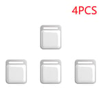 Mini traqueur GPS pour iPhone et Android,alarme anti-perte,clé,portefeuille,animal de compagnie,recherche d'enfant,Bluetooth,enregistrement GPS,étiquette intelligente,1 à 10 pièce - Type 4pcs White