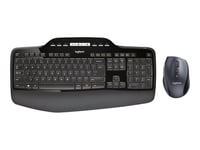 Logitech Wireless Desktop MK710 - Ensemble clavier et souris - sans fil - 2.4 GHz - Belge