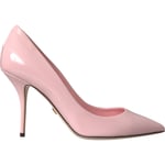 Dolce & Gabbana Chaussures Clair Rose Cuir Verni Talons EU39/US8.5 800usd