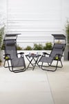 Folding Portable Zero Gravity Chairs and Table Set