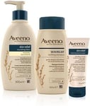 Aveeno Body Lotion, Hand Cream & Shampoo Skin Relief Trio Set