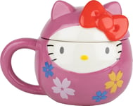 Konix Daruma 3D-krus (Hello Kitty)