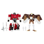 Transformers Toys Generations Kingdom Battle Across Time Collection Deluxe Class WFC-K42 Sideswipe & Maximal Skywarp, Age 8 and Up, 14 cm - Amazon Exclusive