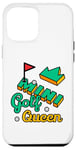 Coque pour iPhone 13 Pro Max Mini joueur de golf pour femme et fille