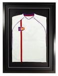 3D Mounted Sports Shirt Display Frame with Black Frame and Black Mount 50 x 70cm